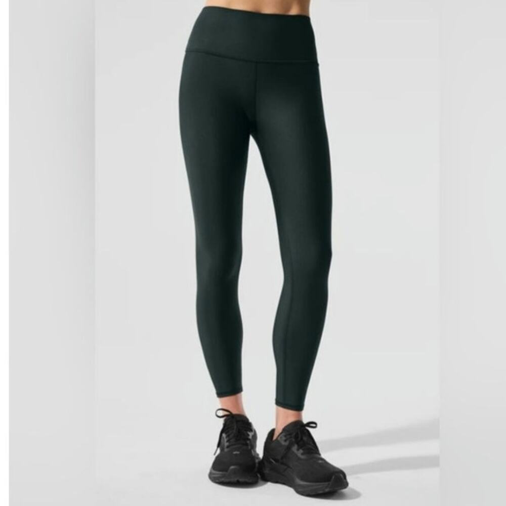 Alo 7/8 High-Waist Airlift Legging Charcoal Green sz small